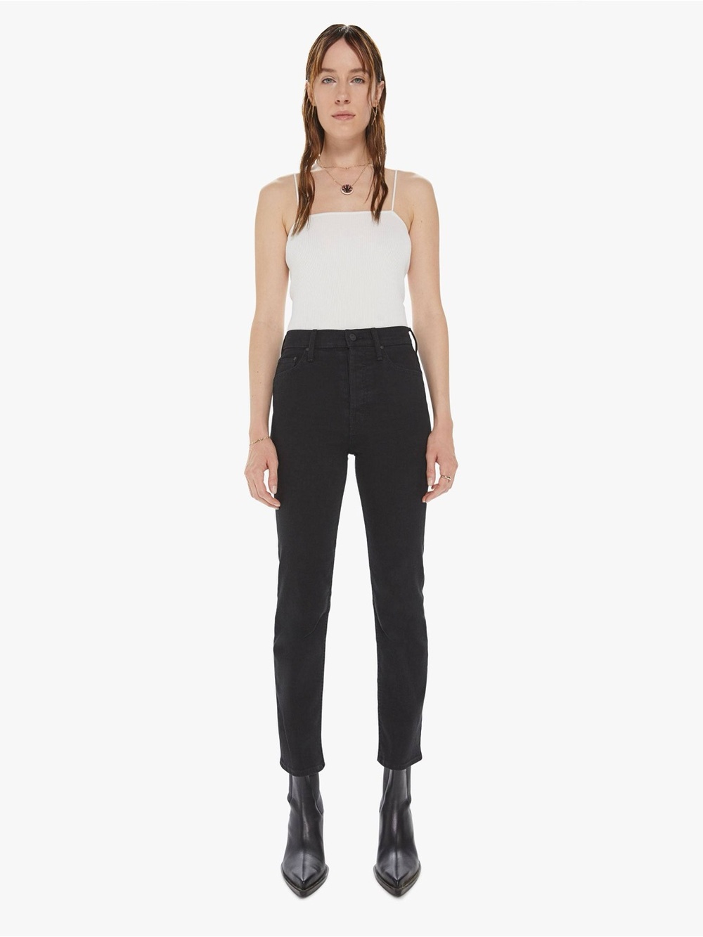 Mother the tomcat ankle lasting impression jeans